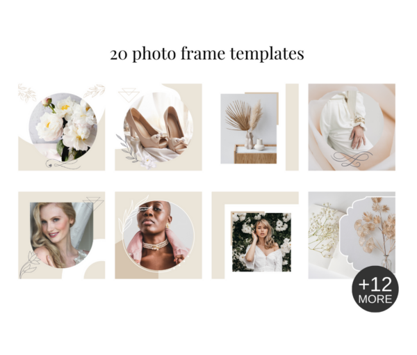 Social Media Canva Templates | Natural Elegance Collection