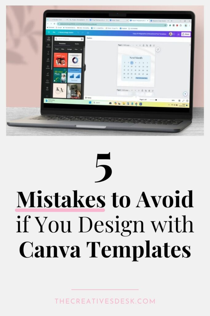 title graphic Mistakes to Avoid If You Use Canva Templates