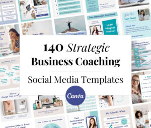 Business Coaching Social Media Canva Templates