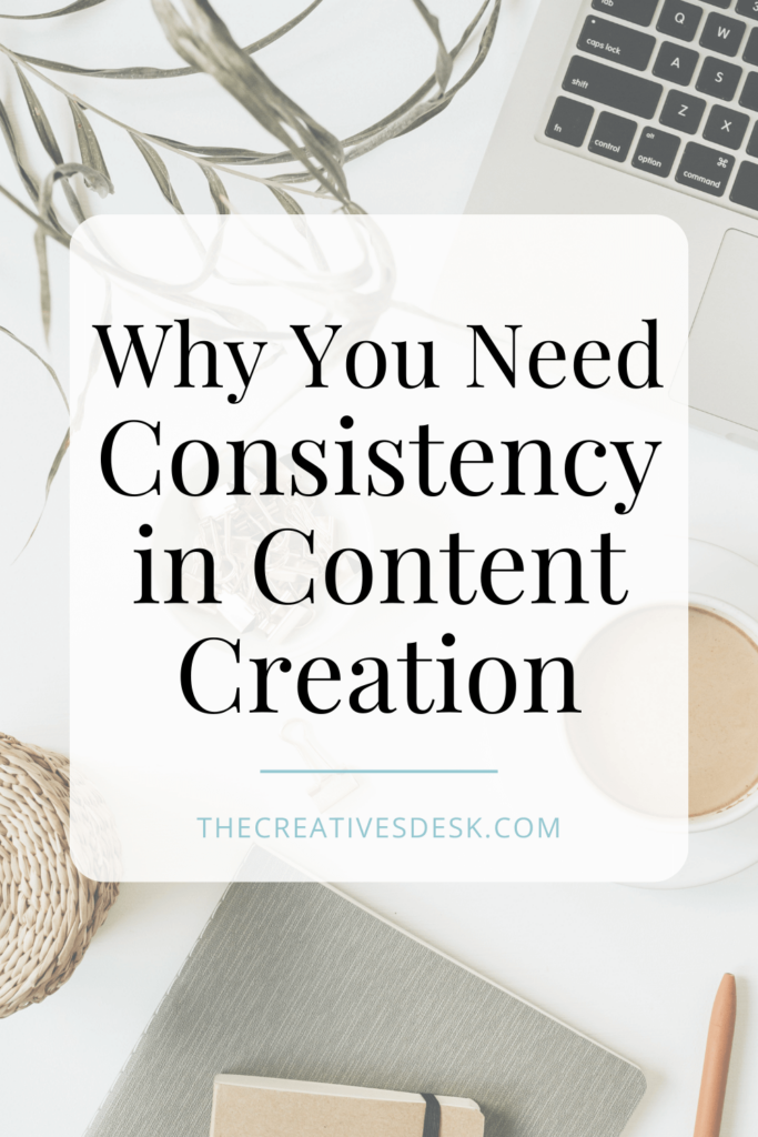 Blog post pin design How Consistency in Content Creation Leads to Success