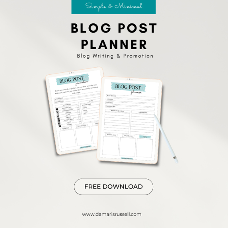 Free Blog Planner