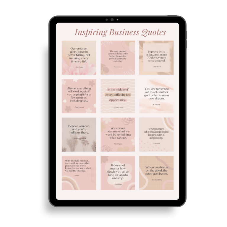 Free Inspiring Quote Canva Templates for Entrepreneurs