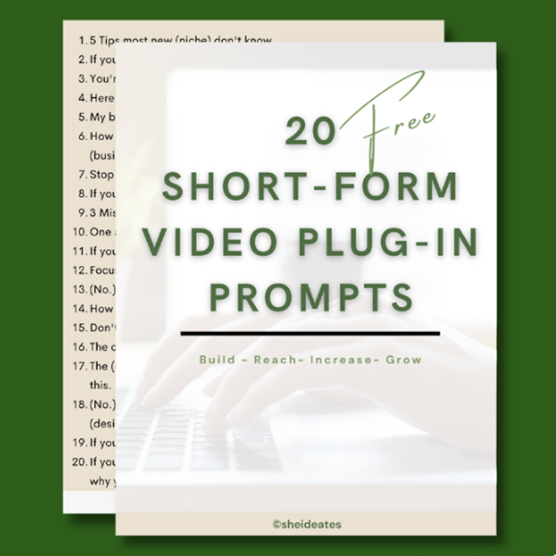 20 Free Short-Form Video Plug-In Prompts
