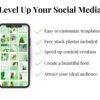 Green Business Social Media Post Canva Templates