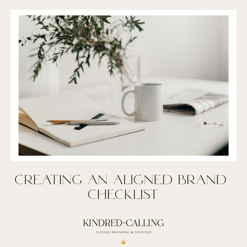 Creating An Aligned Brand Checklist