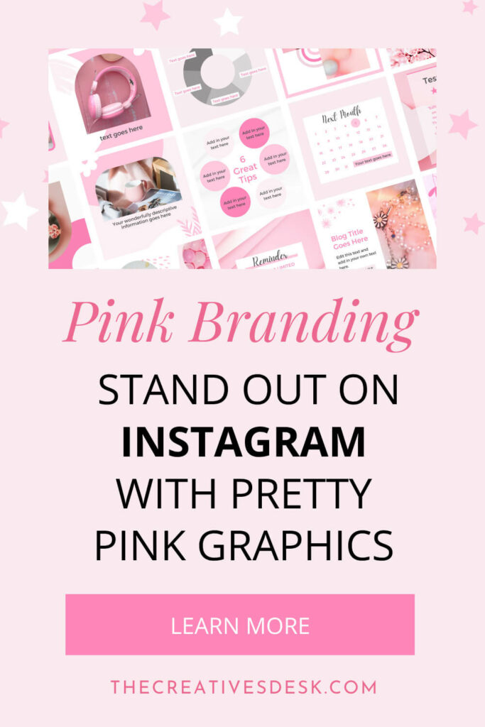Pink Social Media Templates: Stand Out on Instagram with Gorgeous Pink Graphics
