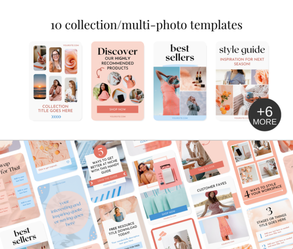 Pinterest Canva Templates | April Sky Collection