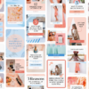 Pinterest Canva Templates | April Sky Collection