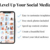 Business Social Media Canva Templates | April Sky Collection