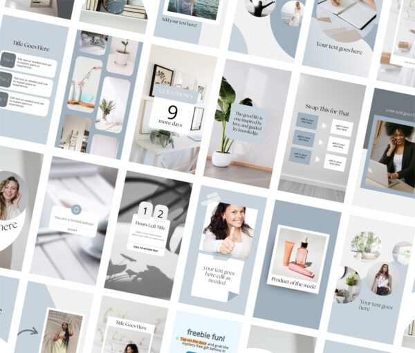 Stylish Instagram Story Templates for Canva
