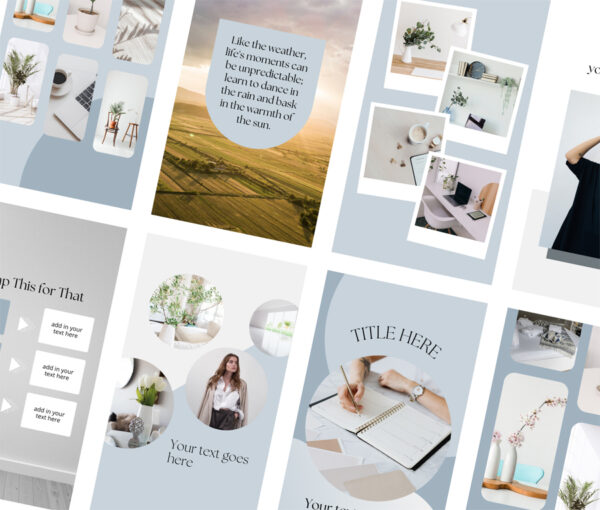 Stylish Instagram Story Templates for Canva